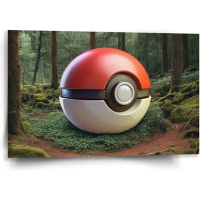 Sablio Obraz Pokemon ball Les - 60x40 cm