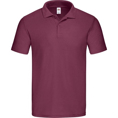 Fruit of the Loom original polo / Мъжка поло тениска с къс ръкав - бордо l (16305037003)
