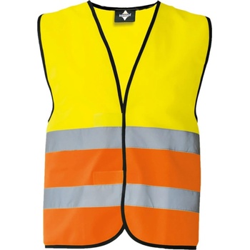 Korntex HI-VIS KXVW WOLFSBURG BASIC / Светоотразителна жилетка - жълто/оранжева S (76KXVWz2001)