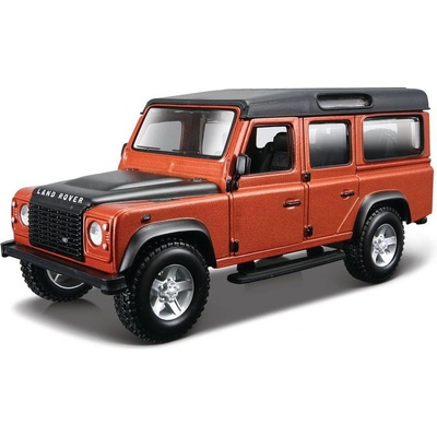 Bburago Lit Land Rover Defender 110 metalická oranžová 1:32