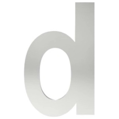 písmeno "d" 155mm nerez Nerez