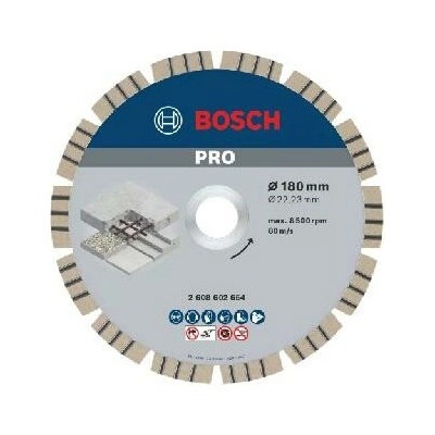 Bosch Diamantový kotúč 180 mm, Best for Concrete (2608602654)