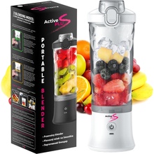 ActivePlus přenosný bezdrátový na smoothie nabíjecí 600ml Bílý