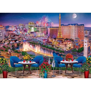 Masterpieces - Puzzle Colorscapes - Las Vegas - 1 000 piese