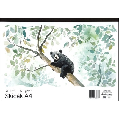 KRPA Skicár A4 20 hárkov 170 g