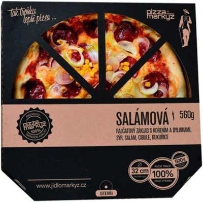 Markýz Pizza salámová 560 g – Zbozi.Blesk.cz