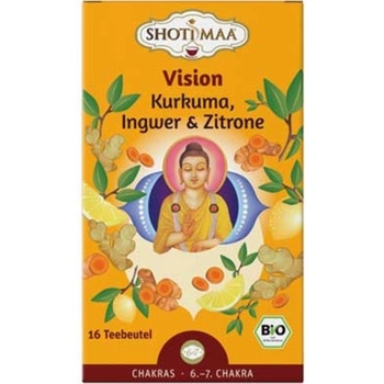 Shoti Maa Био чай Vision - куркума, джинджифил и лимон - 16 пакетчета чай