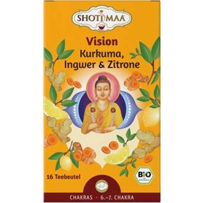 Shoti Maa Био чай Vision - куркума, джинджифил и лимон - 16 пакетчета чай