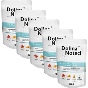 Dolina Noteci Premium Малки породи с телешко, домати и паста 5 x 100 г