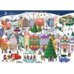 Ravensburger - Puzzle Christmas Town - 1 000 piese