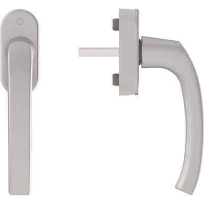 Hoppe Okenná kľučka Flensburg Secustic + VarioFit, oceľ F9, 7/32-42mm