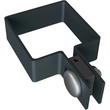 EKOfence Objímka koncová na plotový stĺpik ZnPVC 80x80mm antracit 16198
