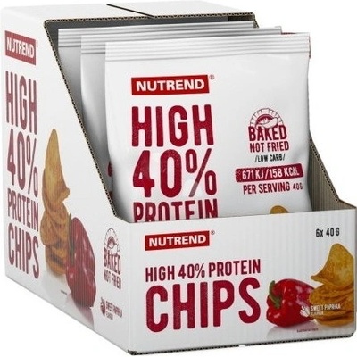 Nutrend High Protein Chips steak 6 x 40g