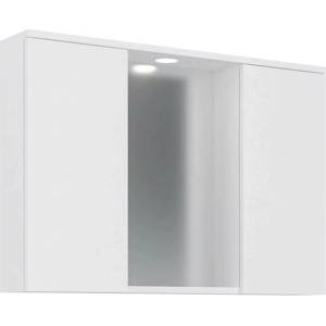 ASIR GROUP Огледален шкаф за баня 95 см с LED осветление Asir Purus Desna 100 бял (785PNC1251)
