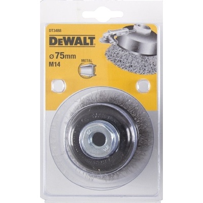 DeWALT DT3488 Drátěný kartáč talířový s vlnitými dráty na kov, 75 mm