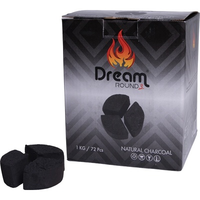 Dream Coal Kokosové uhlíky pro vodní dýmku Dream Round 3 Blocks 1 kg