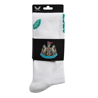 Castore Мъжки чорапи Castore Newcastle United Third Sock Mens - White
