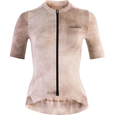 Nalini Дамска фланелка с къс ръкав за колоездене Nalini Women's Tie Dye Jersey Cycling jersey - Sand (156-2824-0314)