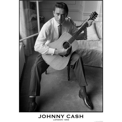 Plagát, Obraz - Johnny Cash - London 1959, 59.4 × 84.1 cm