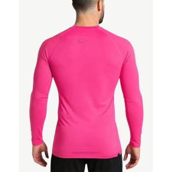 Nike Pro Mock Thermoactive Long Sleeve Top Pink