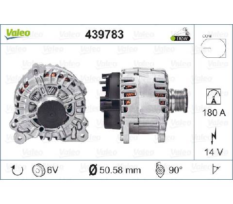 VALEO Alternátor 439783