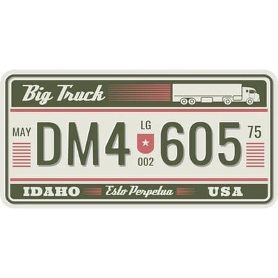 Ceduľa USA značky - Idaho