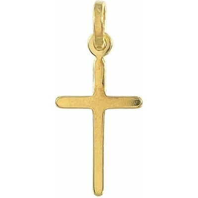Infinitysilver Stříbrný přívěsek křížek zlacený 44136/1hlG