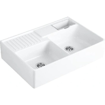 Villeroy & Boch Keramický dřez 900x630 mm, CeramicPlus, alpská bílá