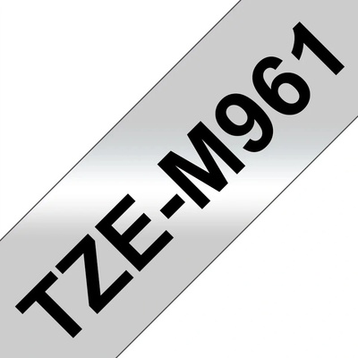 Páska pro tisk štítků Brother TZE-M961, stříbrná, 36 mm x 8 m