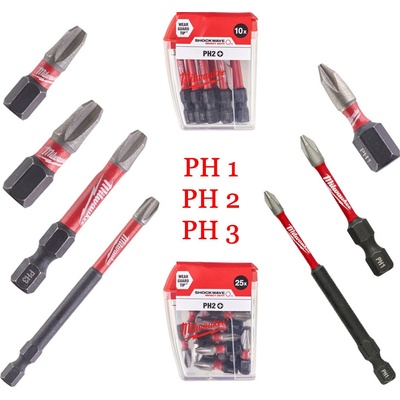 Milwaukee SHW PH2 25mm - 25ks 4932430853