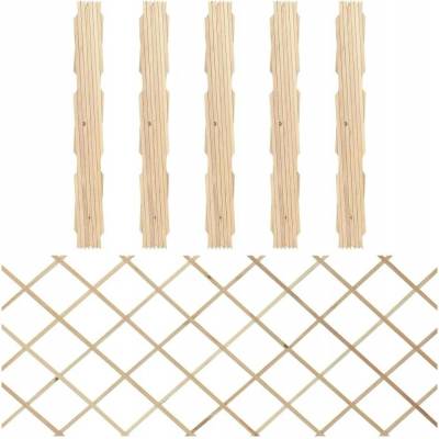 Nabytek XL Trelážové ploty 5 ks masivní jedlové dřevo 180 x 80 cm