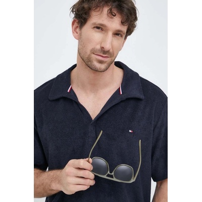 Tommy Hilfiger polo tričko tmavomodrá