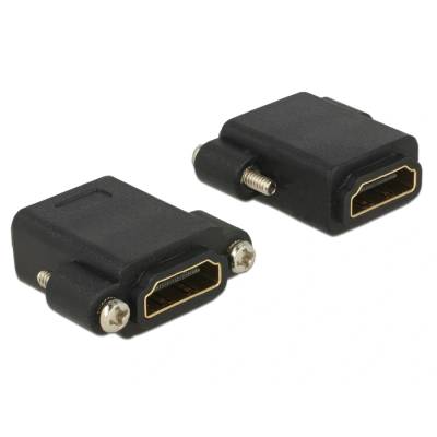Delock Високоскоростен HDMI женски адаптер Delock > HDMI женски със скоба (85125)