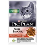 Purina Pro Plan Adult Cat Sterilised Beef пауч с говеждо в сос за кастрирани котки 85gr