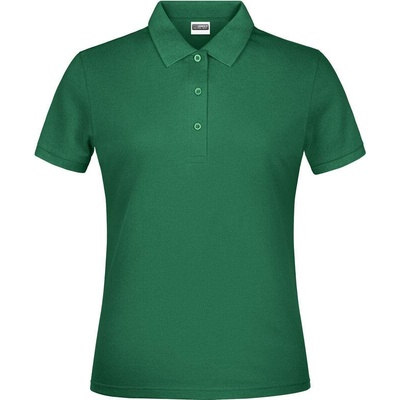 James & Nicholson JN 791 Dámske piqué polo zelená Irish