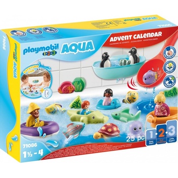 PLAYMOBIL PLAYMOBIL 71086 1.2.3 aqua Adventní kalendář Zábava ve vodě