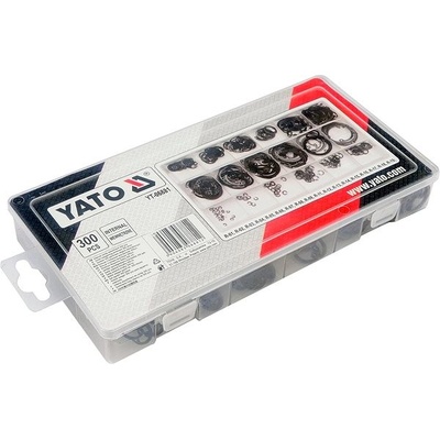 YATO Pojistné kroužky INTERNAL sada 300ks, R1-R19, pr. 3 -32mm YATO YT-06881 YT-06881