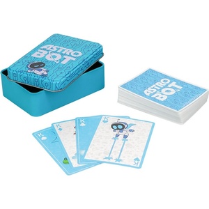 Paladone Карти за игра Paladone - Astrobot, В метална кутия (PP15450AB)
