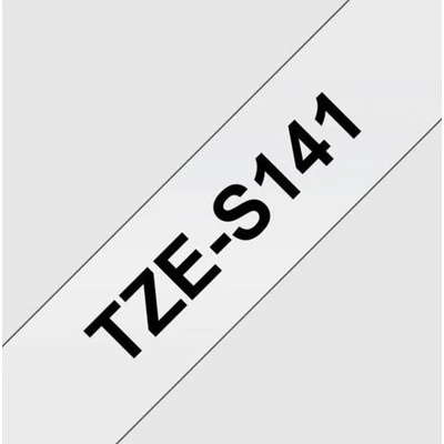 TZE-S141, průsvitná / černá, 18mm TZES141