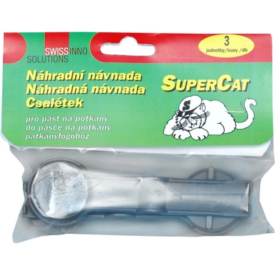 Swissinno Solutions AG SuperCat náhradní návnada pro past na potkany 3 ks