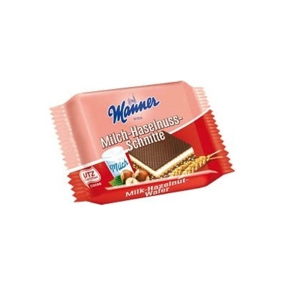 Manner Schnitte Milch-Haselnuss 5 x 25 g – Zboží Dáma