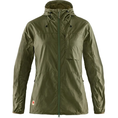 Fjällräven Дамско ветрозащитно яке Fjällräven Women's High Coast Wind Jacket Windproof jacket - Green - размер XS (118-0187-0511)
