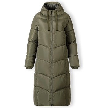 Minoti Яке Minoti Women long quilted winter jacket with contrast zip khaki - Khaki
