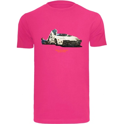 Mister Tee Тениска Weekend Wolf Tee hibiskus pink XLUB-MT1484-02534 - Черен, размер L