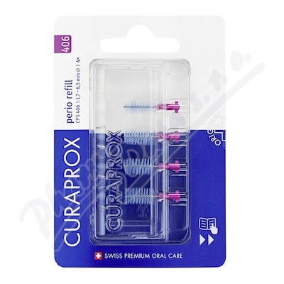 Curaprox CPS 406 Perio REFILL mezizubní kartáčky 4 ks blistr