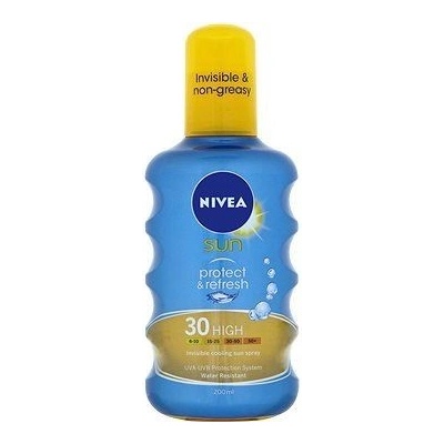 Nivea Sun Protect & Refresh chladivý neviditelný spray na opalování SPF30 200 ml