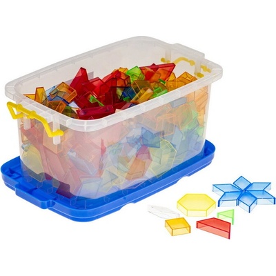 Betzold Transparentné geometrické tvary, 360 ks
