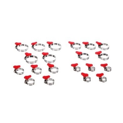 Hadicová spona s motýlkem MECHANIC CONNECT SET 20, 10-44mm, 20ks SIXTOL – Zbozi.Blesk.cz