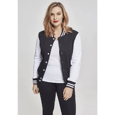 Яке Urban classics 2-Tone College Sweat Gt jacket - Black (Black / White)