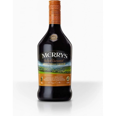 Merrys Salted Caramel Cream 17% 0,7 l (čistá fľaša)